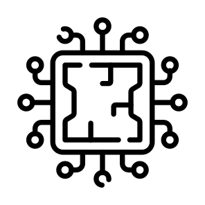 Data, Microprocessor, Chip, Cpu, Processor icon