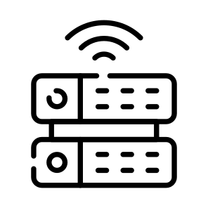 Data, Server, Datacenter, Connection, Internet icon