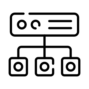 Data, Server, Datacenter, Connection, Network icon
