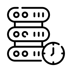 Data, Server, Datacenter, History, Storage icon