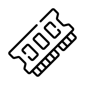 Data, Tech, Ram, Memory, Chip icon