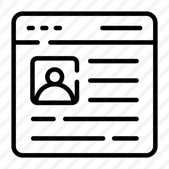 Data, Web, Profile, Online, User preview