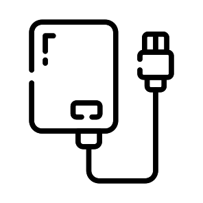 External, Hard, Drive, Usb, Portable icon