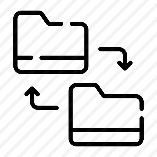 Folder, Exchange, Data, Sync, File preview