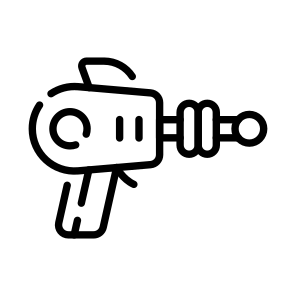 Laser Gun, Alien Weapon, Energy Weapon, Blaster, Futuristic Gun, icon