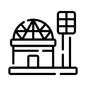 Life Dome, Habitat Dome, Space Shelter, Survival Dome, Bio Dome, icon