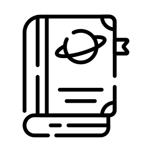 Space Book, Astronomy Book, Educational Space, Science Book, Space Reading, icon