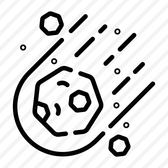 Space Rock, Asteroid, Fireball, Cosmic Stone, Rocky Object, preview