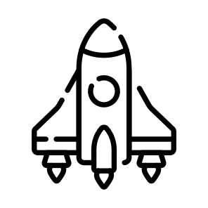 Spacecraft, Spaceship, Space Rocket, Space Travel, Astrophysics,,,,, icon