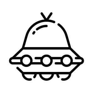Ufo, Abduction, Flying Saucer, Alien Craft, Alien Spaceship icon