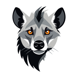 Hyena, Fauna, Mammal, Specie, Mascot icon