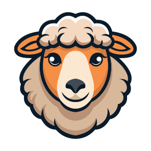 Sheep, Cattle, Animal, Creature, Flat icon