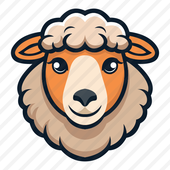 Sheep, Cattle, Animal, Creature, Flat preview