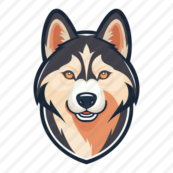 Siberian, Dog, Fauna, Mammal, Mascot preview