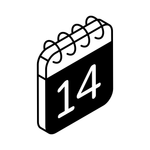 Calendar, Agenda, Date, Valentine, Almanac icon