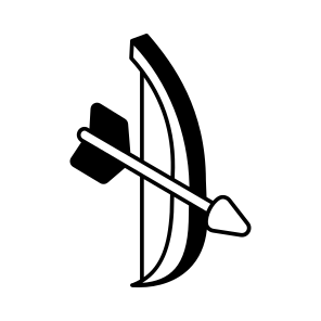 Cupid, Bow, Arrow, Archery, Target icon