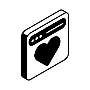 Dating, Romantic, Romance, Love, Webpage icon