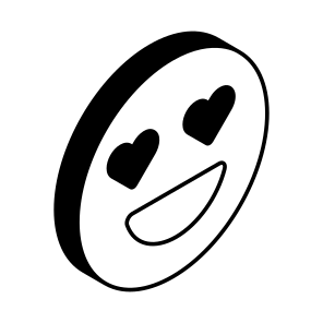 Emoji, Smiley, Love, Heart, Eye icon