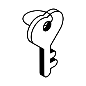 Heart, Key, Love, Passion, Valentine icon