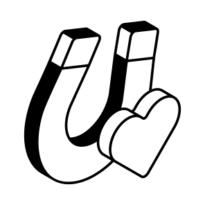 Love, Attraction, Force, Allure, Lodestone icon