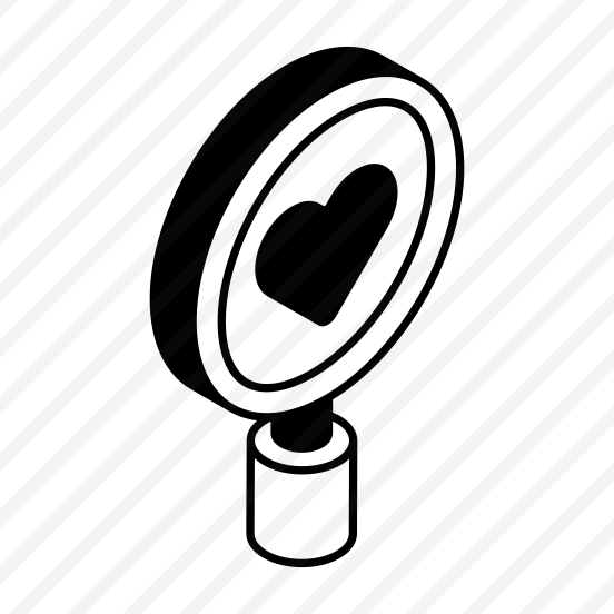 Love, Search, Finding, Magnifier, Loupe preview