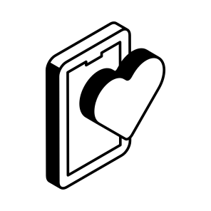 Romantic, Chat, Message, Romance, Heart icon