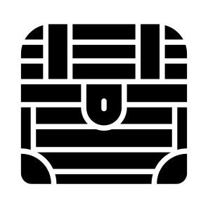 Box, Chest, Wealth, Treasure, Container icon