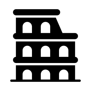 Colosseum, Architecture, Landmark, Monument, Building icon