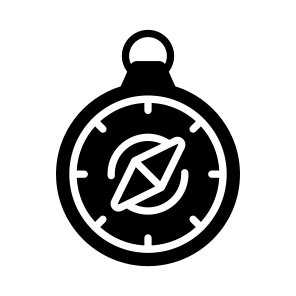 Compass, Orientation, Directional, Navigation, Indicator icon