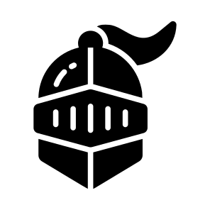 Helmet, Headwear, Headgear, Knight, Cap icon
