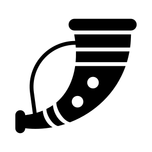 Horn, Instrument, Artefact, Percussion, Tool icon