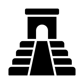 Itza, Chichen, Landmark, Monument, Building icon