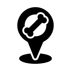Location, Navigation, Finding, Gps, Bone icon