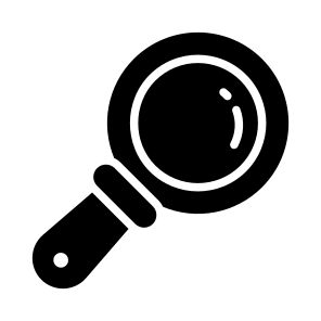 Magnifier, Lens, Search, Study, Instrument icon