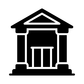 Museum, Gallery, Columns, Building, Estate icon