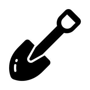 Shovel, Spade, Digger, Tool, Historic icon