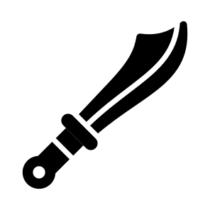 Sword, Saber, Dagger, Weapon, Tool icon