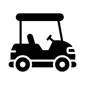 Cart, Caddie, Car, Golf, Vehicle icon