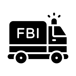 Fbi, Lorry, Truck, Vehicle, Transport icon