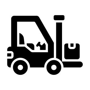 Forklift, Truck, Vehicle, Transport, Conveyance icon