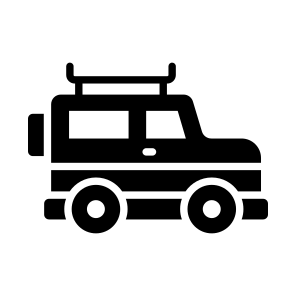 Jeep, Vehicle, Transport, Conveyance, Transit icon