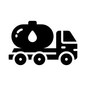 Oil, Tanker, Container, Truck, Fuel icon