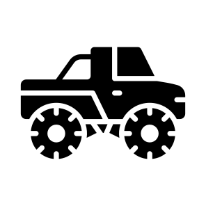 Pickup, Car, Jeep, Vehicle, Transport icon