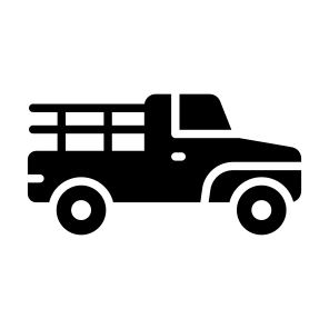 Pickup, Truck, Vehicle, Transport, Conveyance icon