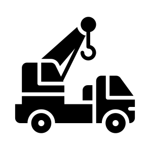 Tow, Truck, Vehicle, Transport, Conveyance icon