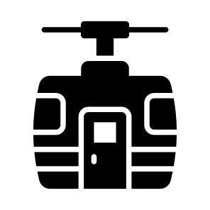 Tramway, Ropeway, Lift, Cable, Transport icon