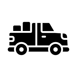 Truck, Pickup, Vehicle, Transport, Conveyance icon