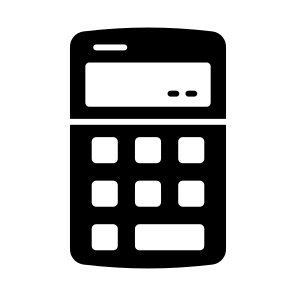 Calculator, Totalizer, Adding, Machine, Device icon