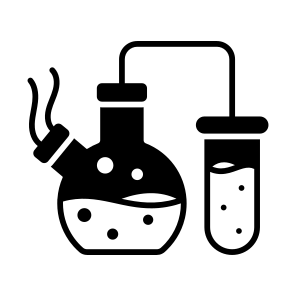 Chemistry, Experiment, Beaker, Science, Education icon