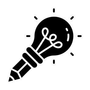Creative, Writing, Skills, Innovative, Idea icon